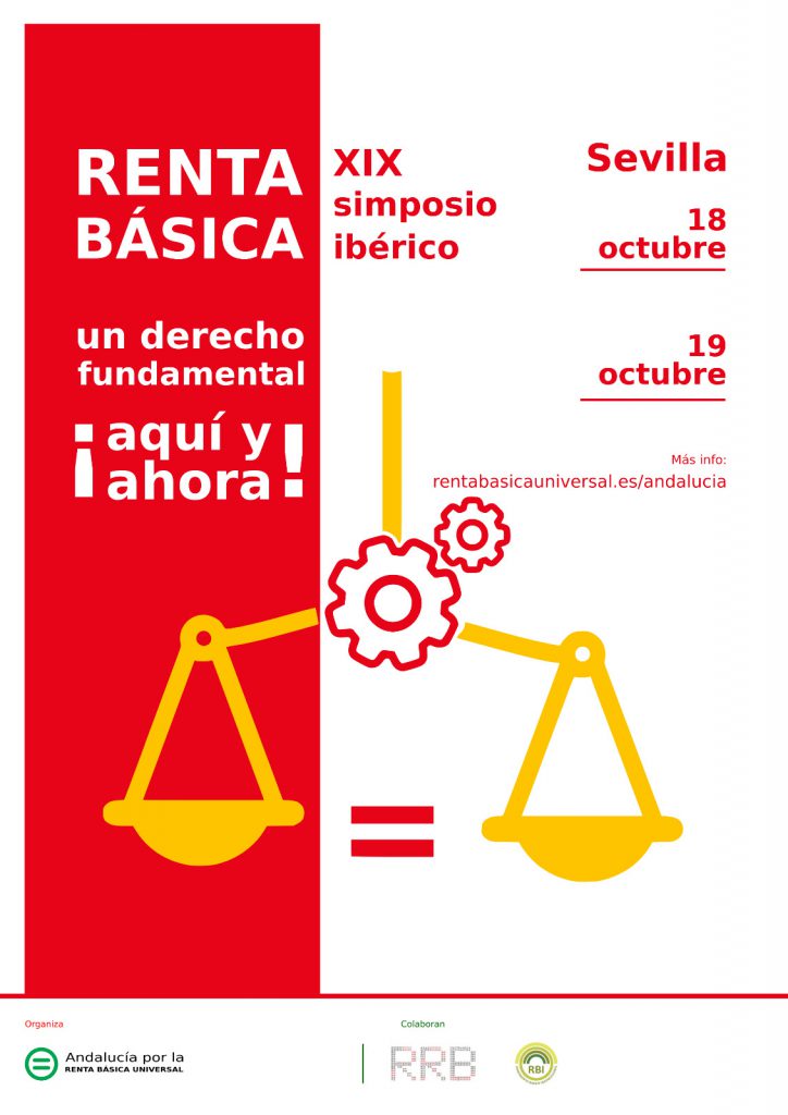 XIX Simposio Red Renta Basica en Sevilla, 18 y 19 de octubre de 2019